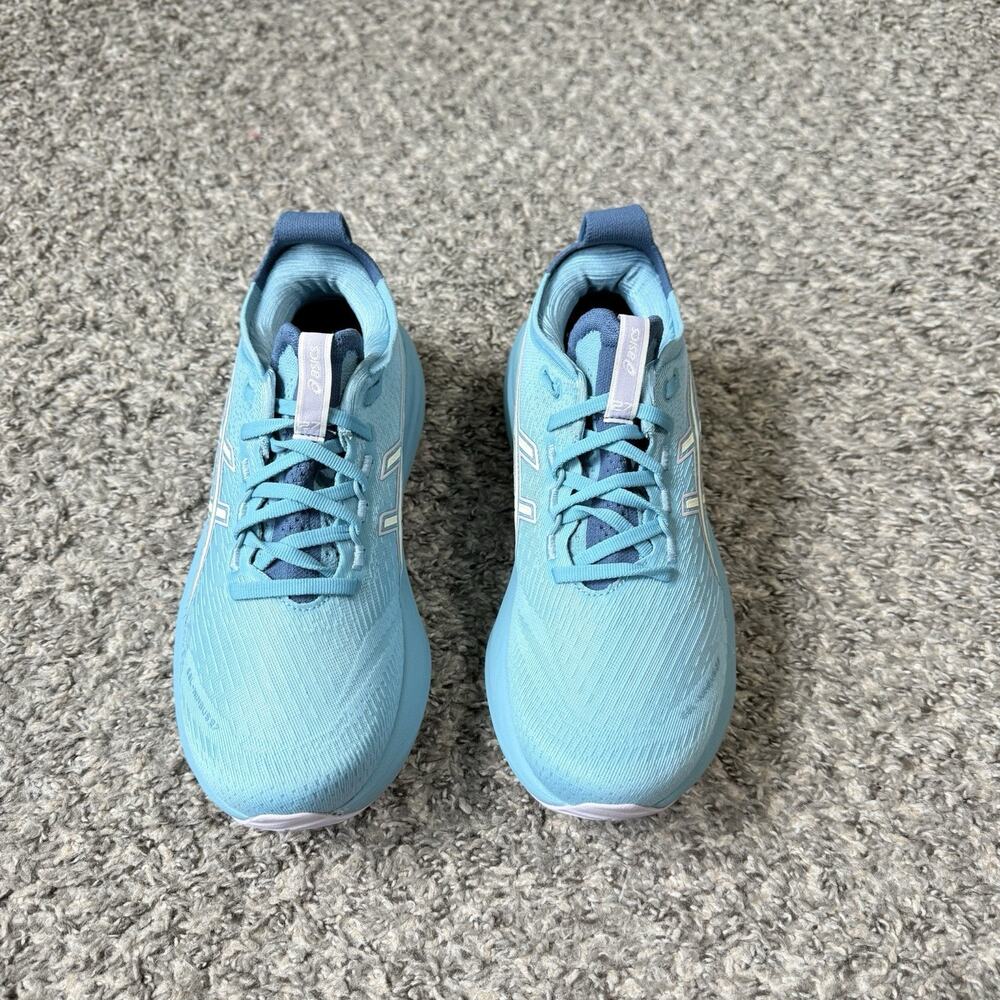ASICS Gel Nimbus 27 Women’s 7.5 Running Jogging Sneakers Shoe Blue New - Picture 2 of 7
